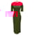 Autre Marque Emilia Wickstead Coral Trista Wool Crepe Midi Dress Red  ref.1930050