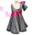 Autre Marque Kika Vargas Fuchsia Sue Minidress Pink Polyester  ref.1930069