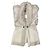 Abrigo sin mangas Isabel Marant Bryana de piel de cordero crema Crudo