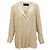 Blusa de seda pura con estampado abstracto By Malene Birger en crema vainilla M Beige Crudo