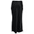 Falda Midi Joseph en Seda Negra Negro - vista 3