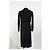 Abrigo trench con cinturón Rick Owens en lana negra - vista 8