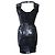 Herve Leger Pailletten-Mini-Bodycon-Kleid aus marineblauem Rayon - Ansicht 3