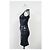 Herve Leger Pailletten-Mini-Bodycon-Kleid aus marineblauem Rayon - Ansicht 7