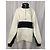 GCDS Logo Half-Zipped Sweater in White and Black Cotton - view 8