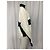 GCDS Logo Half-Zipped Sweater in White and Black Cotton - view 9