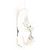 Sneakers con lacci Lanvin L-I in rete bianca Bianco - vista 13