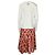 Abito midi a maniche lunghe con stampa floreale MSGM in poliestere multicolore - vista 3