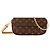 Louis Vuitton LV Wallet on Chain aus Monogramm-Canvas Ivy Braun