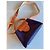 Louis Vuitton Capucines BB Borsa in pelle blu e caramello Marrone chiaro Blu navy - vista 2