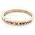 BRACCIALE CHANEL COCO JONC IL LUSSO È UNA NECESSITÀ BRACCIALETTO DORATO D'oro - vista 3