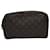 Trousse Toilette 28 Louis Vuitton Marrom Lona  ref.1930753