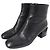 Hermès Schwarze Medor HERMES Leder Stiefeletten