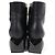 Hermès Schwarze Medor HERMES Leder Stiefeletten - Ansicht 8