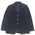 Autre Marque Chaqueta a medida de pana de algodón LARDINI azul marino M
