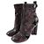 Botas de tacón de tobillo Monogram Rouge Flower Louis Vuitton