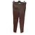Leggings de cuero Sonia Rykiel burdeos