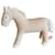Peluche de Caballo Hermès Epopée Beige Algodón  - vista 1