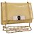 Borsa a spalla a catena Salvatore Ferragamo Smalto Giallo Auth hk1961