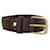Balmain Leather belt Brown  ref.1932493