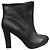 Autre Marque Botines Mi-Mai de cuero negro