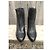 Autre Marque Botines Mi-Mai de cuero negro - vista 3