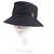 Hermès HERMES Fred Crews Carrousel Cappello bucket in cotone e pelle Blu - vista 3