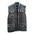 Camicia Balmain nera in viscosa e pelle di agnello taglia 36 Nero