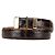 Alfred Dunhill Cintura in pelle con stampa coccodrillo Dunhill