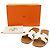 Hermès Sandali Hermes Oran in pelle bianca Bianco - vista 2