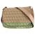 Fendi Zucchino Canvas Leather Shoulder Bag Brown Beige Cloth  ref.1933235