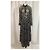 Abito maxi con stampa floreale Jil Sander in poliammide nera Nero - vista 10