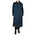 Colombo Casaco de cashmere teal de dupla face - tamanho UK 14 Azul
