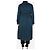 Colombo Casaco de cashmere teal de dupla face - tamanho UK 14 Azul - vista 2
