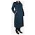 Colombo Casaco de cashmere teal de dupla face - tamanho UK 14 Azul - vista 3