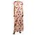 Rag & Bone Vestido midi estampado floral en marfil - talla S