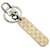 Louis Vuitton Keyring Charm Silvery Metal Wood  ref.1933741
