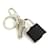 Louis Vuitton Charm Key Ring Black Silvery Metal  ref.1933793