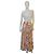 Alice + Olivia Plissierter Maxirock mit abstraktem Muster Multicolour Mehrfarben