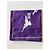 Foulard Yves Saint Laurent in cotone bianco e viola con colombe Porpora - vista 14