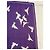 Foulard Yves Saint Laurent in cotone bianco e viola con colombe Porpora - vista 7