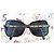 Gafas de sol CHANEL de gran tamaño en excelente estado - con accesorios Negro Gris - vista 12