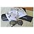 Gafas de sol CHANEL de gran tamaño en excelente estado - con accesorios Negro Gris - vista 3