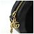 Bolso de hombro Gucci Ophidia GG Marmont de ante y piel patentada Negro - vista 4