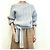 Autre Marque Baserange MEA WRAP Strickjacke aus recycelter Wolle Grau - Ansicht 4
