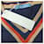 Autre Marque Baumwoll-V-Ausschnitt-Pullover L marineblau - Ansicht 3