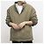 Autre Marque Reversible Urban Research Pullover-Jacke L Anthrazit/Olive - Ansicht 5