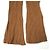 Autre Marque Ray BEAMS Ripp-Hosen mit seitlichem Schlitz aus Baumwolle Braun - Ansicht 6