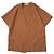 Autre Marque camisa transpassada com cinto ASTRAET marrom