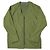 Autre Marque Giacca camicia con zip verde oliva a collo a V dell'esercito